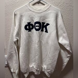 Phi Theta Kappa National Honor Society White Sweatshirt-Large